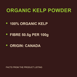Kelp Powder Organic — factual benefits