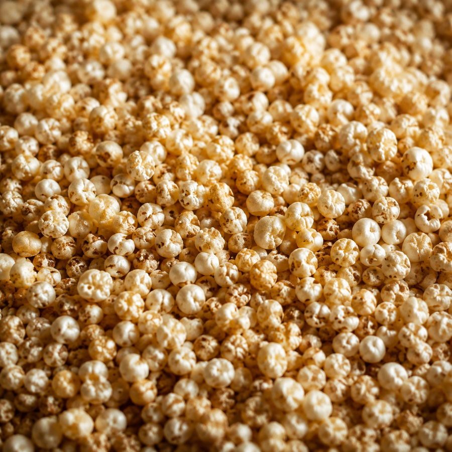 Infinity Foods Organic Quinoa Puffs — extreme macro hero