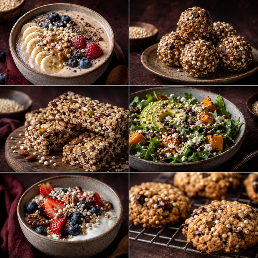 Infinity Foods Organic Quinoa Puffs — six ways to use
