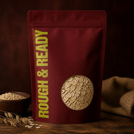 Organic Gluten Free Rolled Oatflakes — Rough and Ready pouch