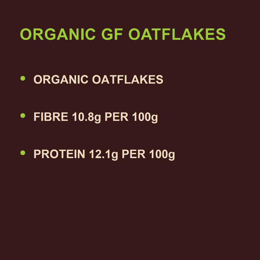 Organic Gluten Free Rolled Oatflakes — factual benefits