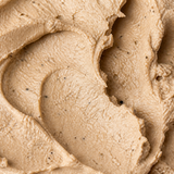 Extreme close-up of Tartex organic classic pate