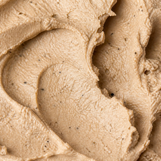 Extreme close-up of Tartex organic classic pate