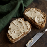 Tartex Organic Herb and Garlic Pate served on bread