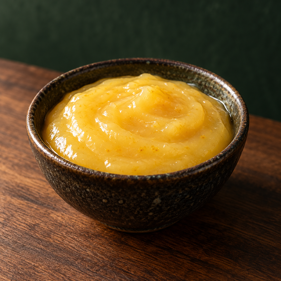 Thursday Cottage Organic Lemon Curd in ceramic bowl