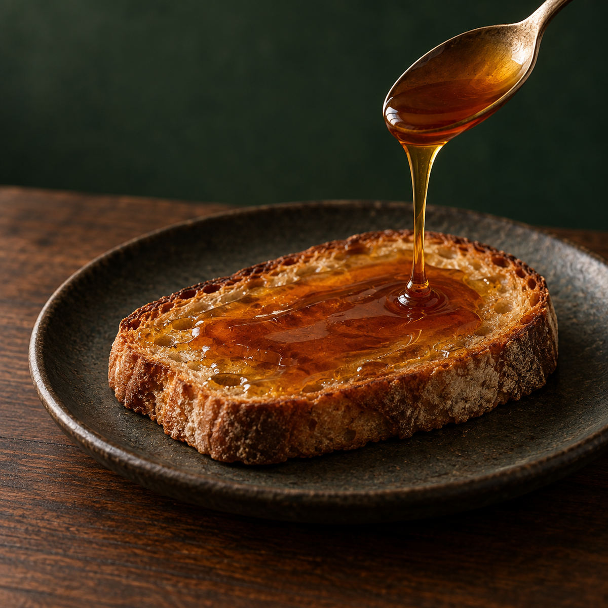 Wainwright's Organic Zambian Forest Honey on toast