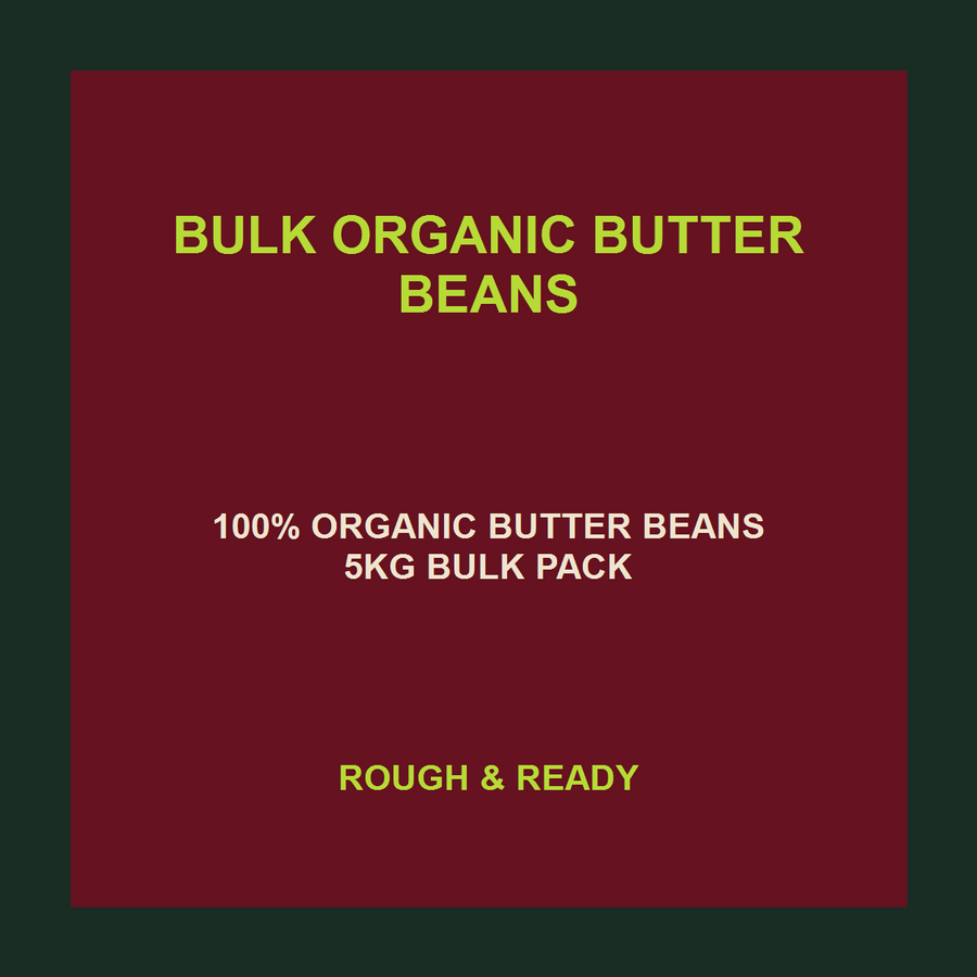 Infinity Foods Bulk Organic Butter Beans 5kg — product facts