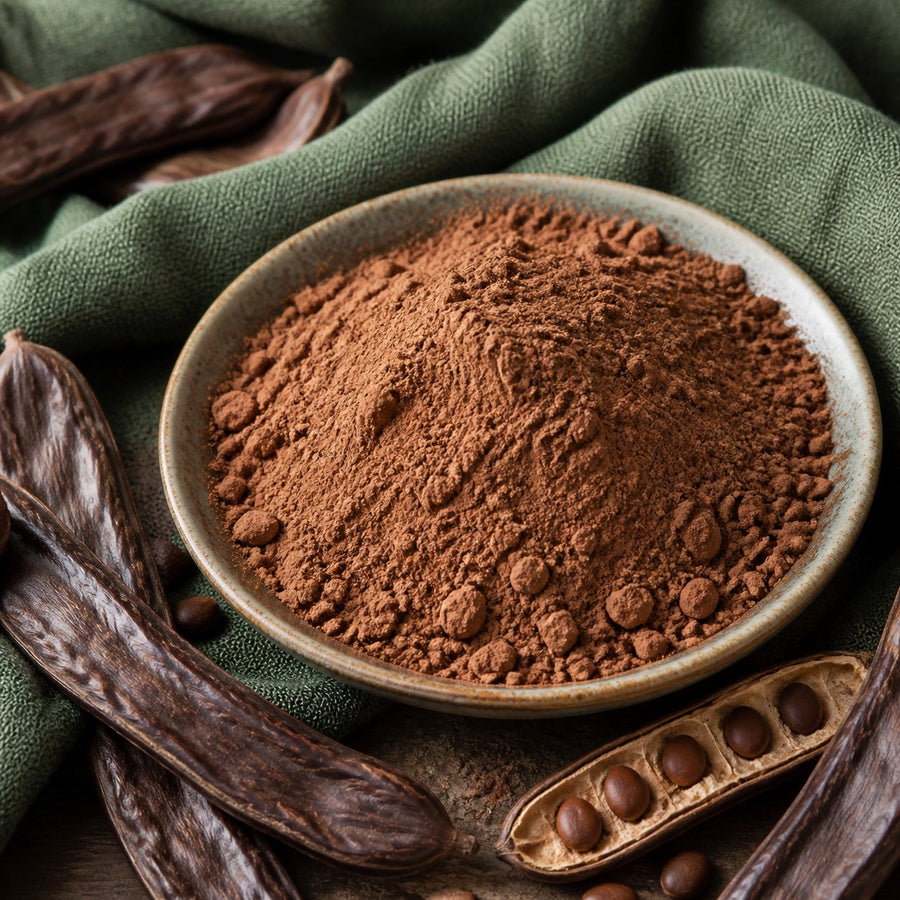 Carob Powder — macro hero