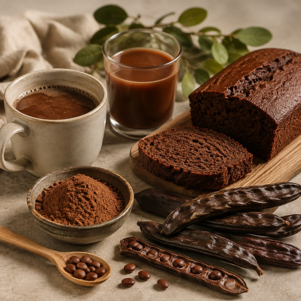 Carob Powder — serving