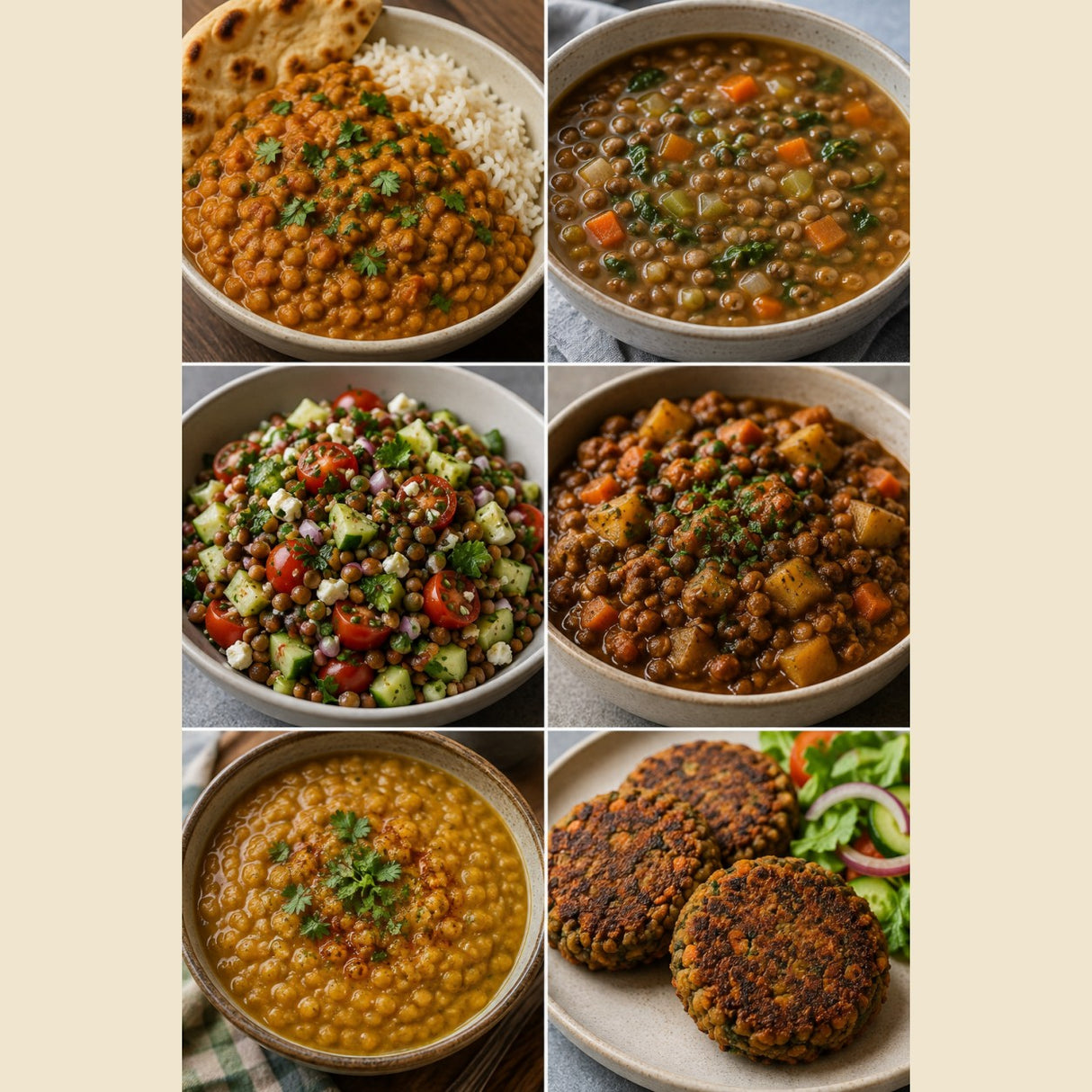 Infinity Foods Organic Whole Brown Lentils — serving ideas