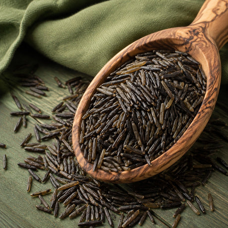 Infinity Foods Bulk Organic Wild Rice — macro hero