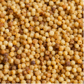 Organic Fregola giant cous cous extreme macro hero