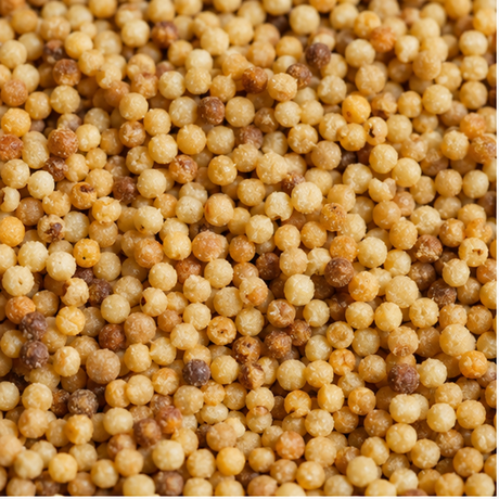 Organic Fregola giant cous cous extreme macro hero