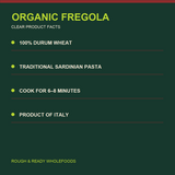 Organic Fregola exact product facts