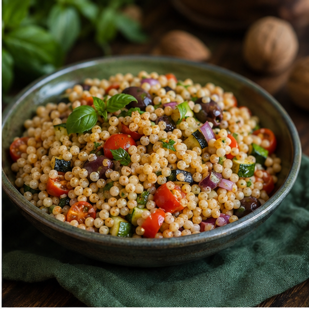 Organic Fregola serving guide