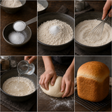 Six bread-making steps with Doves Farm Vitamin C