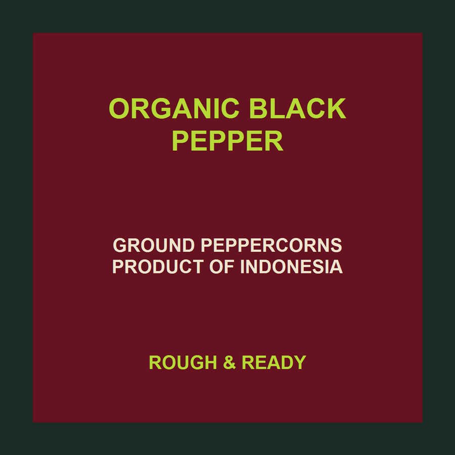 Organic ground black pepper facts