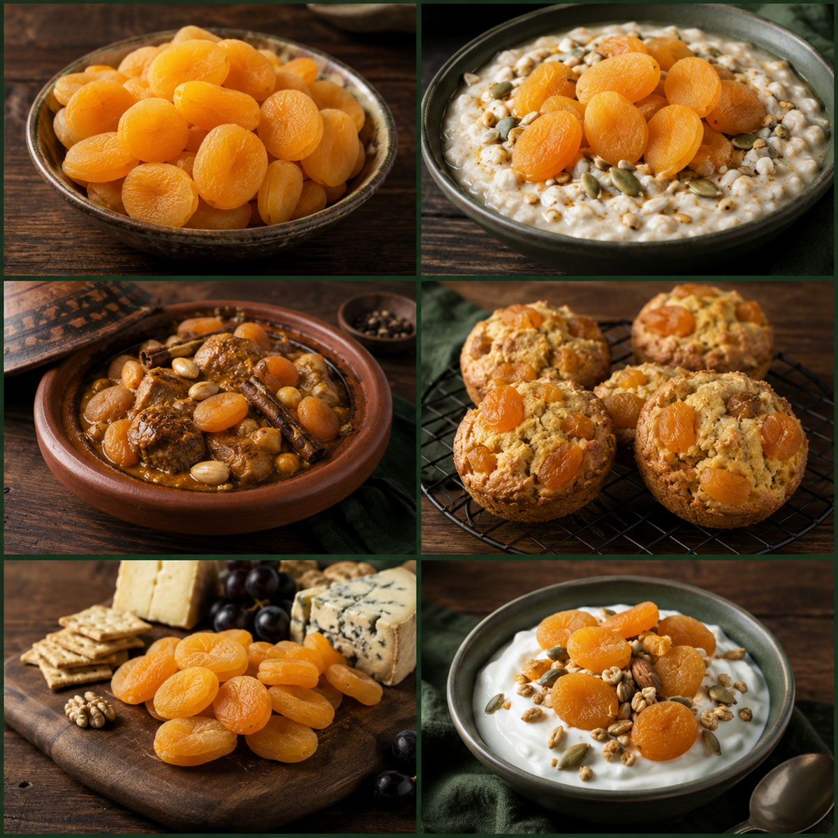 Whole Dried Apricots — six ways to enjoy