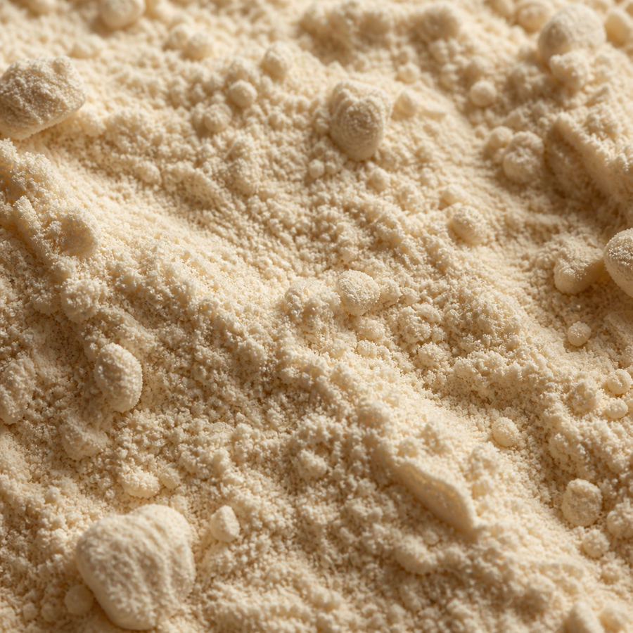 Yorkshire pudding mix close-up