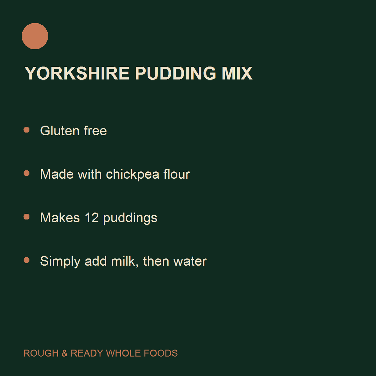 Yorkshire pudding mix benefits